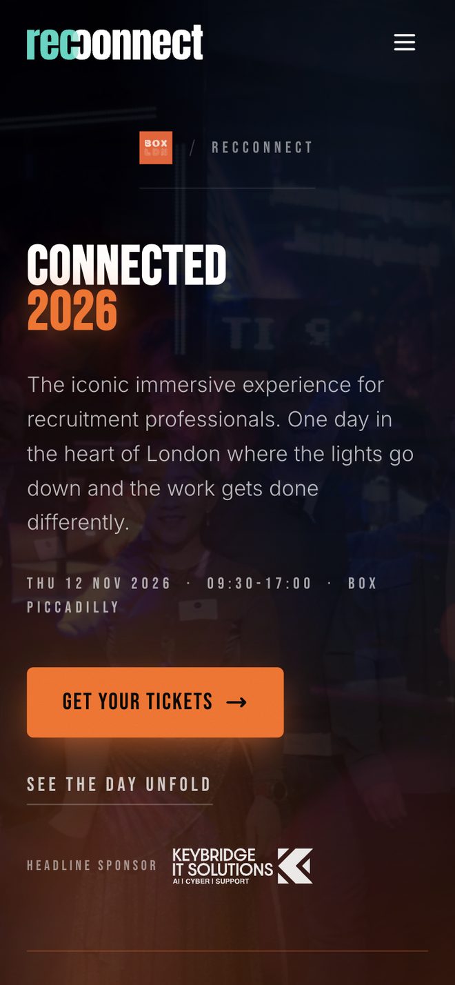 CONNECTED 2026, on a phone